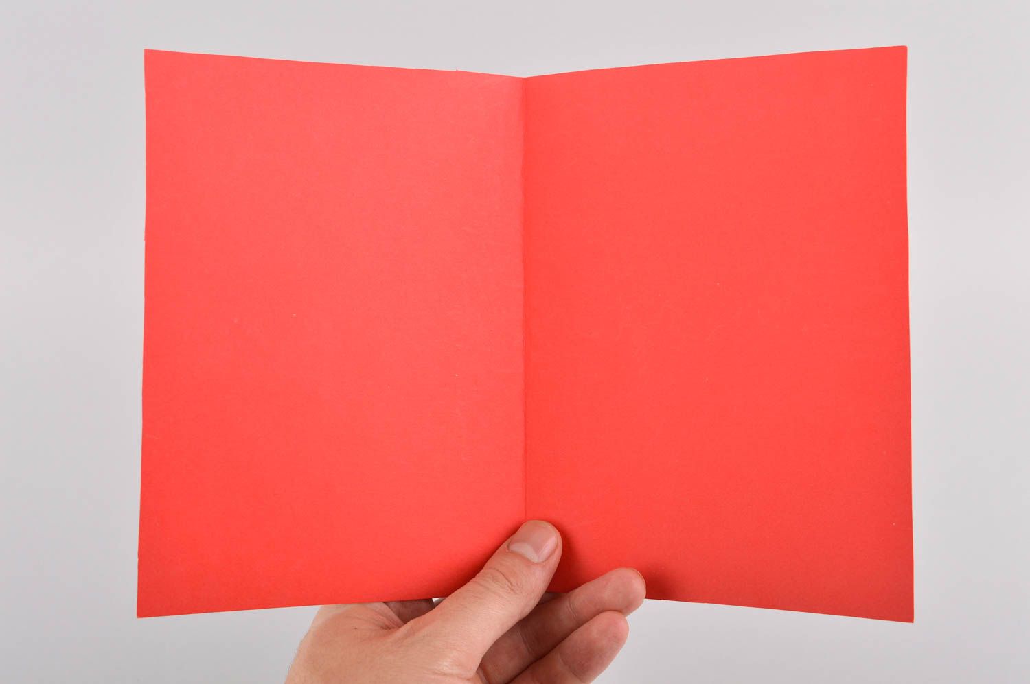Carte de voeux fait main en papier rouge et cocons de bombyx Petit cadeau photo 5