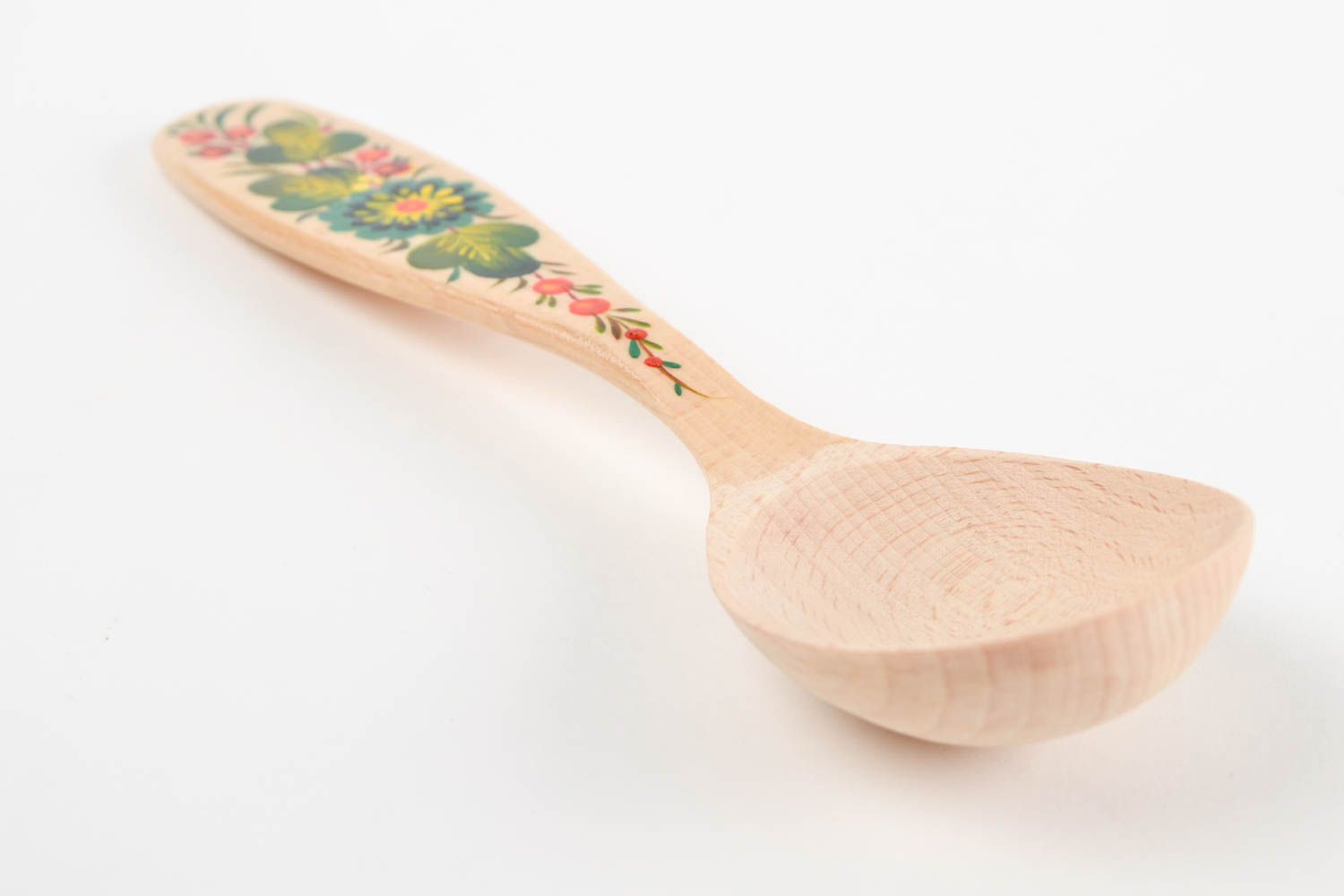 Handmade beautiful kitchen ware unusual wooden spoon painted ethnic spoon photo 4