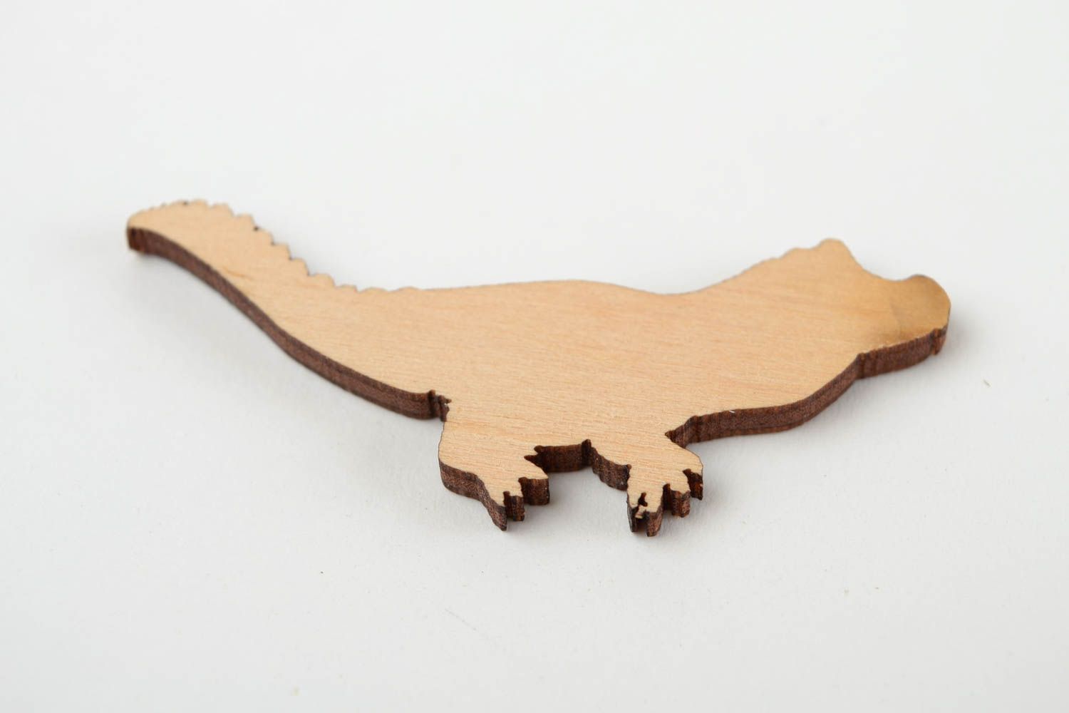 Figura para decorar artesanal manualidades en madera regalo original Dinosaurio foto 5