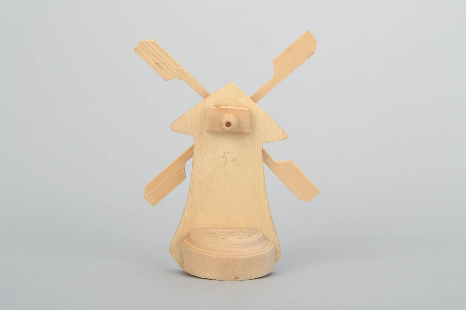 Brinquedo de madeira em forma de moinho foto 4