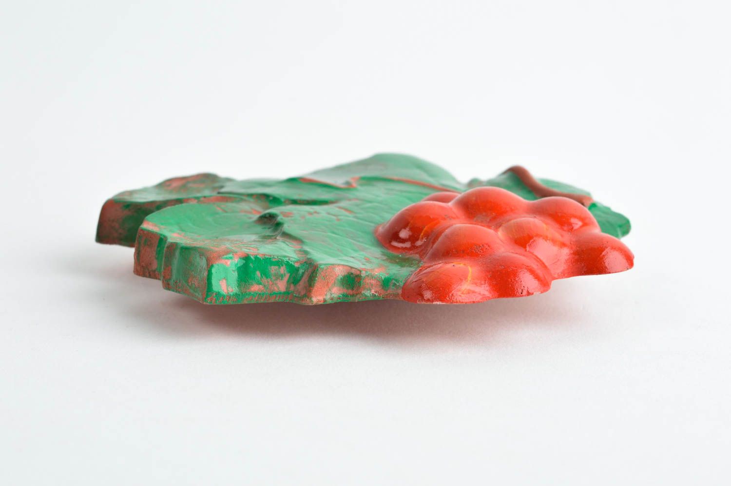 Handmade originelles Geschenk Deko aus Gips ausgefallenes Magnet Traube foto 7