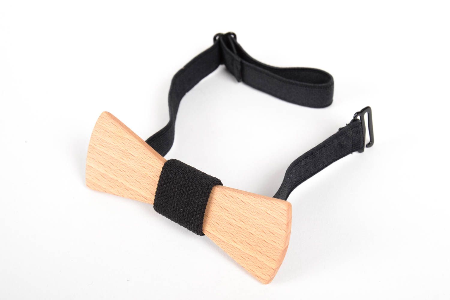 Wooden beautiful bow tie unusual lovely accessory stylish male present photo 3