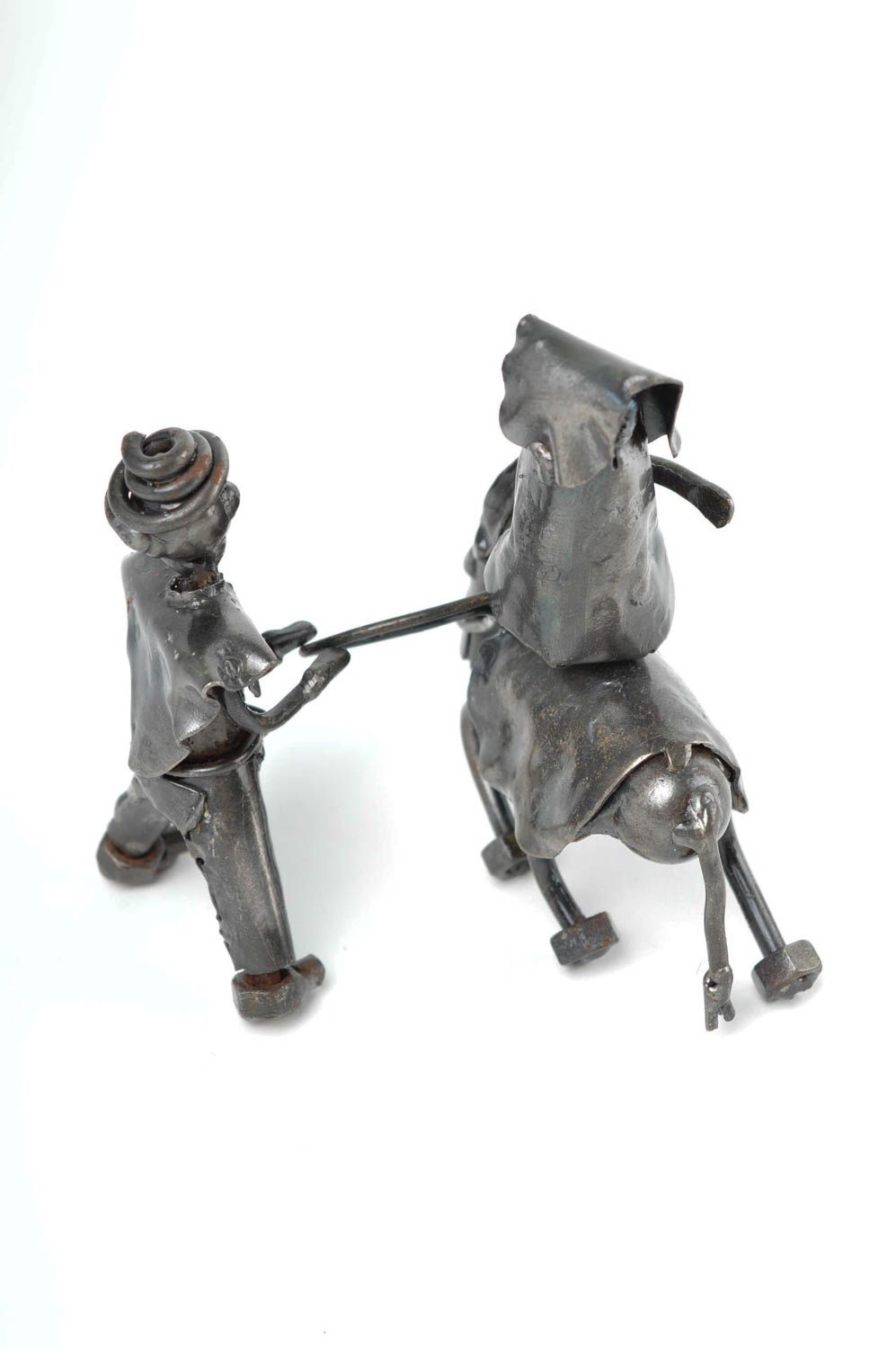 Unusual handmade figurine metal figurines metal craft decorative use only photo 5