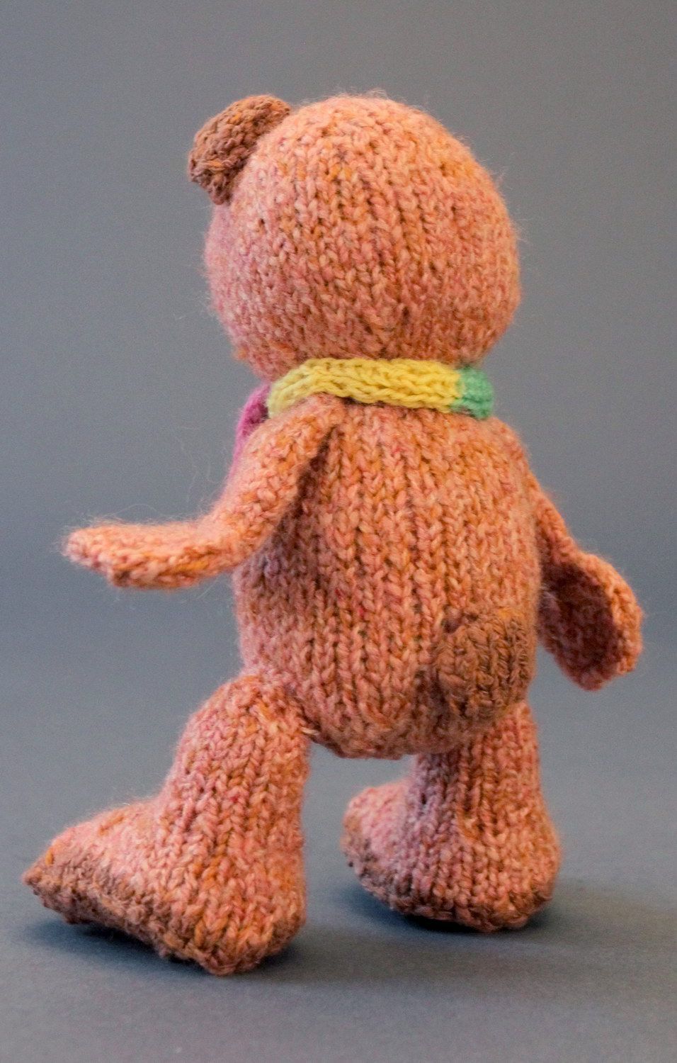 Soft toy Bear with a funny scarf photo 4