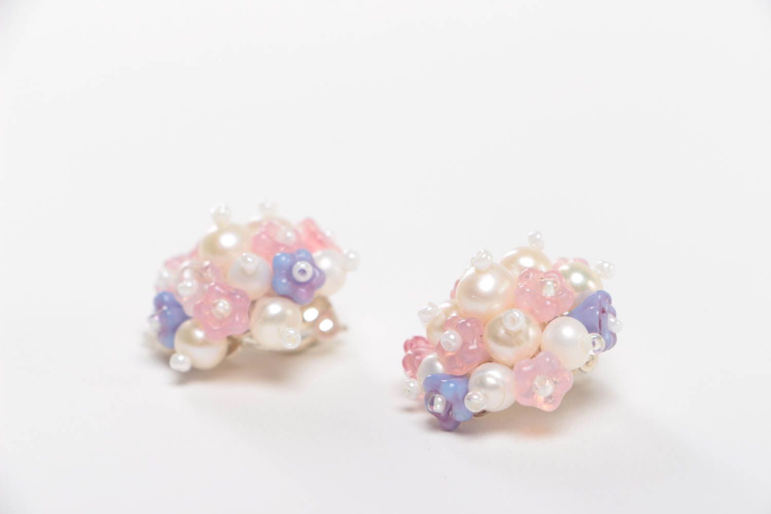 Handmade earrings designer earrings for girl unusual gift stone jewelry photo 3
