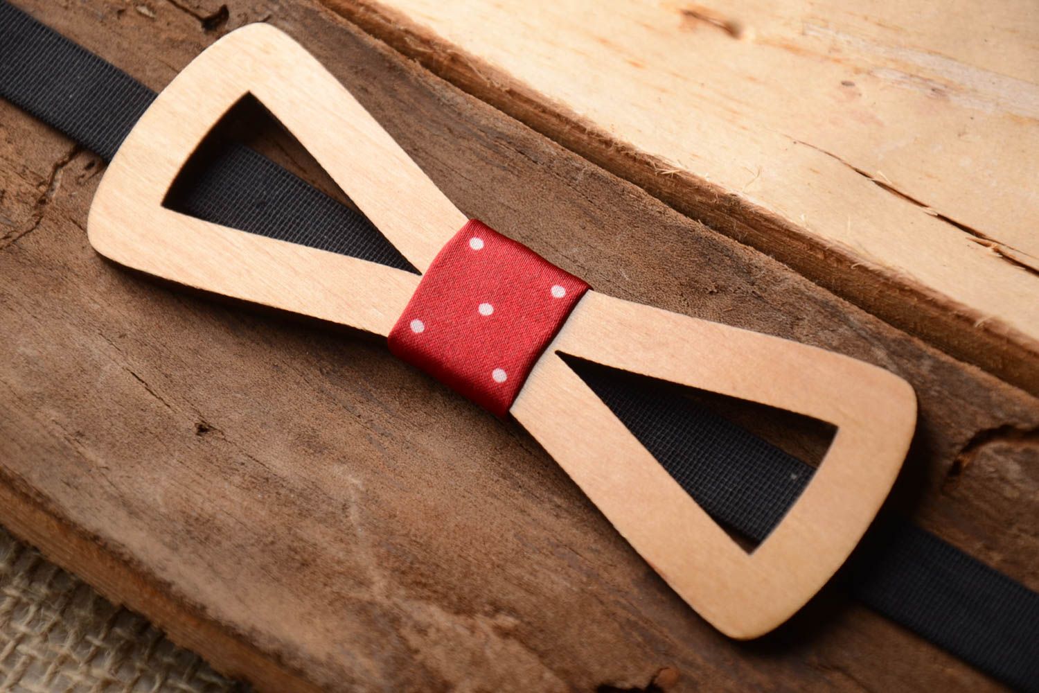 Handmade wooden bow tie accessories for men unique bow tie designer accessories photo 1