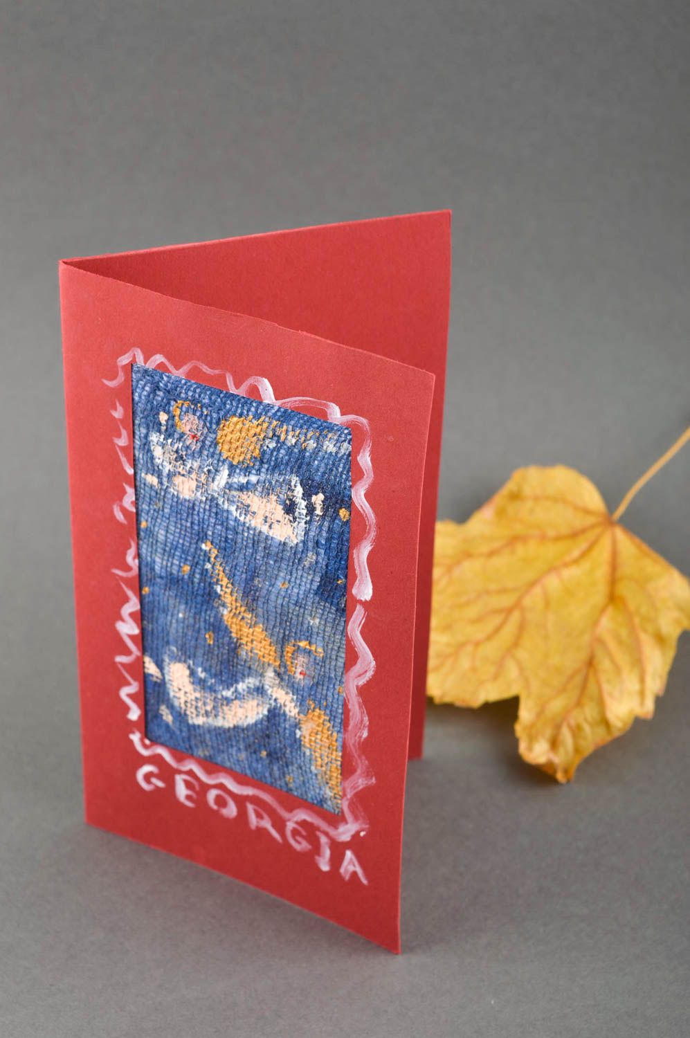 Carte de voeux fait main avec anges Cadeau original papier peint design photo 1