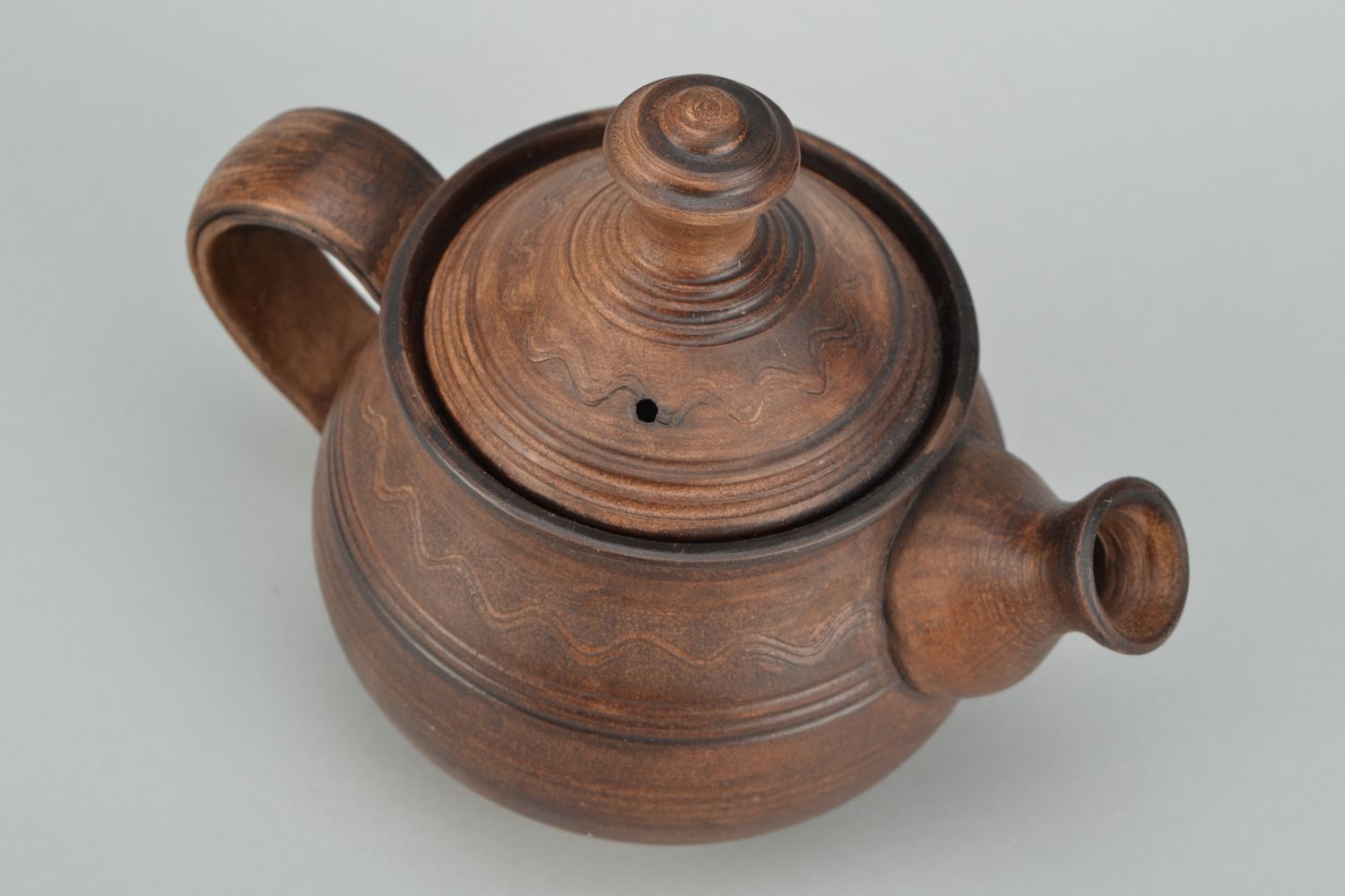 Ceramic teapot kilned with milk 600 ml photo 5