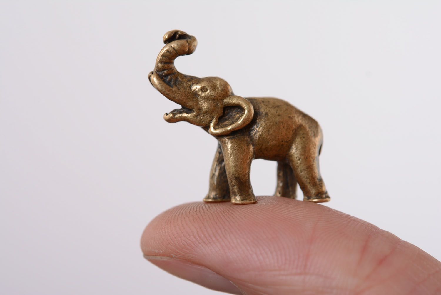 Figura de bronce Elefante foto 3