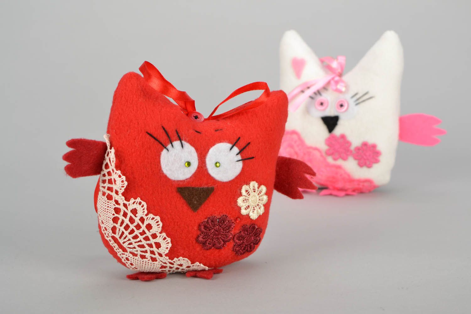Soft toy Red Owl photo 1