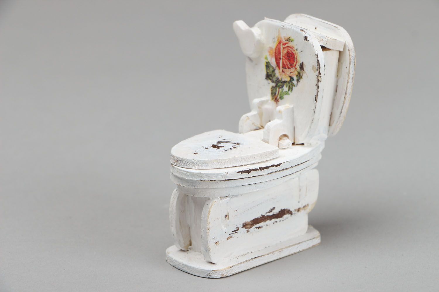 Toilette miniature pour poupée décorative faite main photo 1