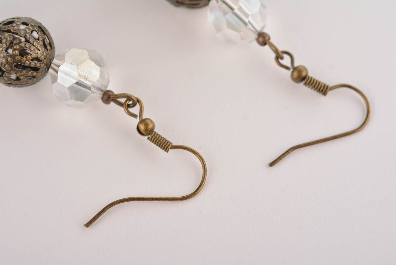 Modische Ohrringe handmade Metall Ohrringe originell Geschenk für Mädchen foto 5