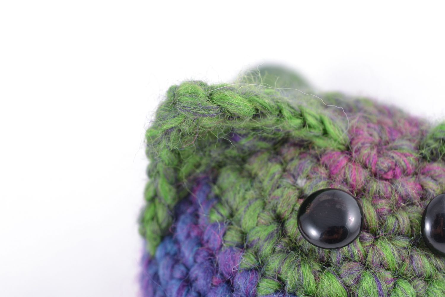 Soft crochet toy cat ball photo 3