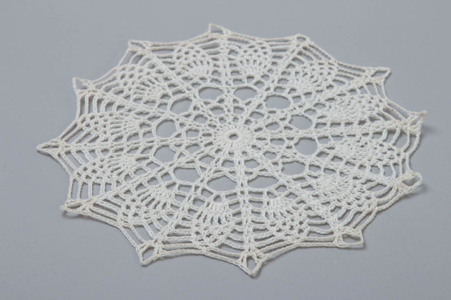 Beautiful handmade crochet napkin coffee table napkin designs home textiles photo 4