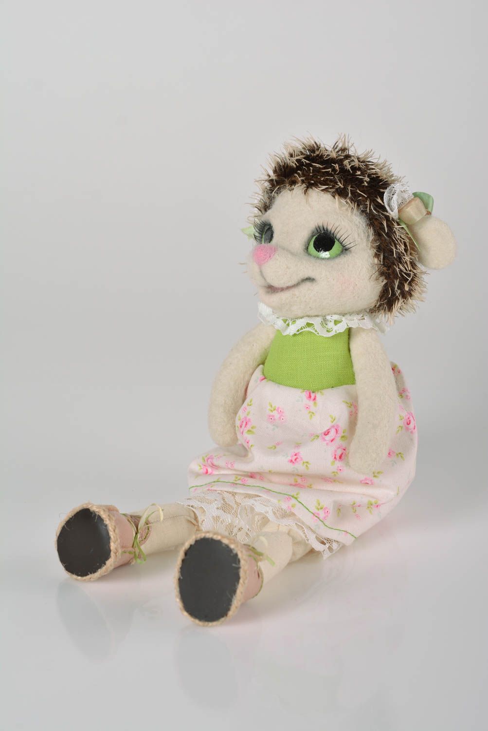 Spielzeug Igel handmade Kinder Kuscheltiere Haus Dekor Geschenk für Mädchen foto 1