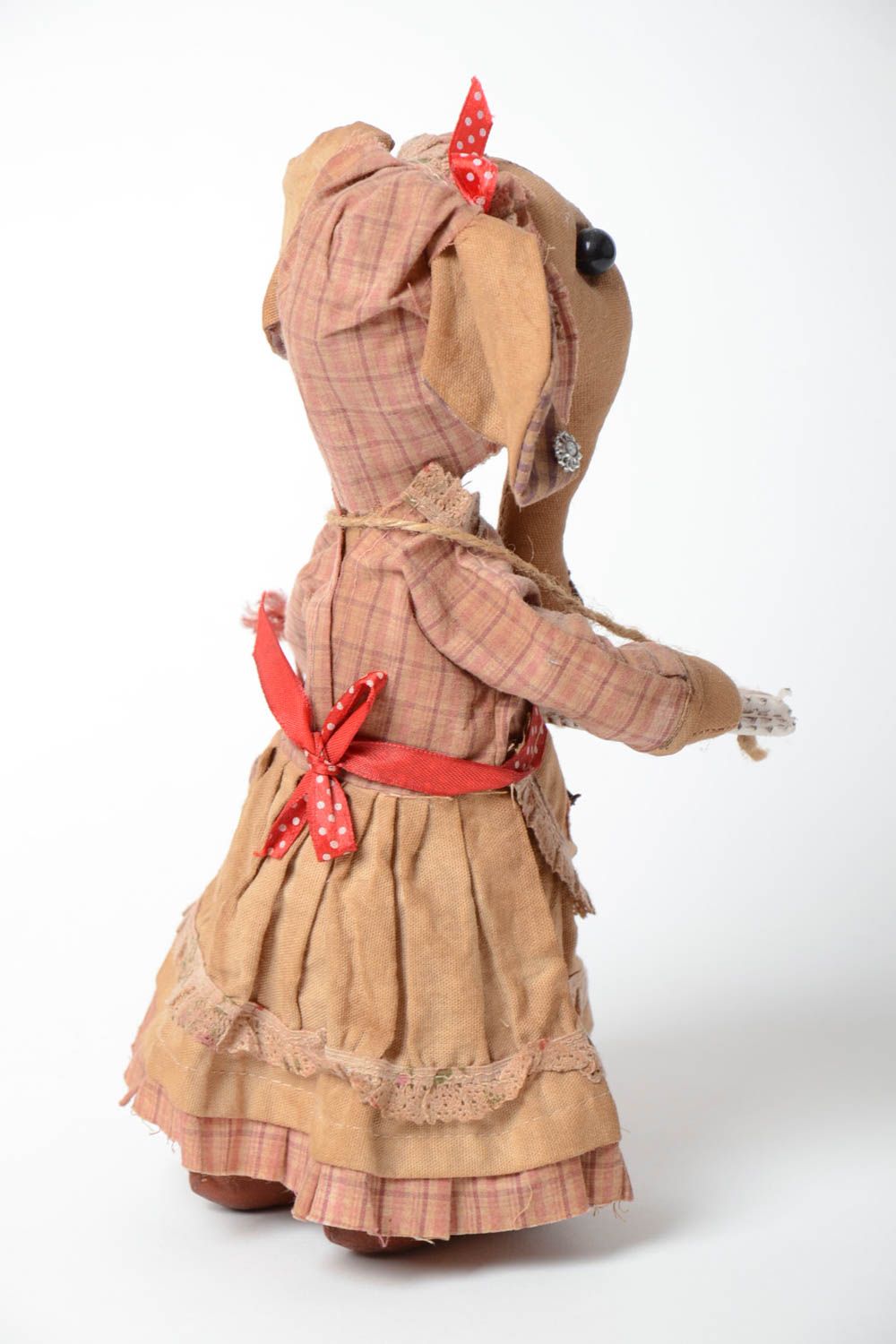 Muñeca de trapo hecha a mano original estilosa bonita aromatizada decorativa foto 4