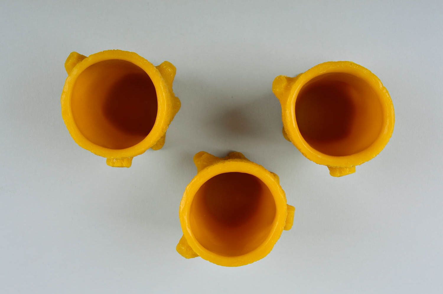 Handmade cups made of wax eco friendly tableware designer shot glasses photo 10