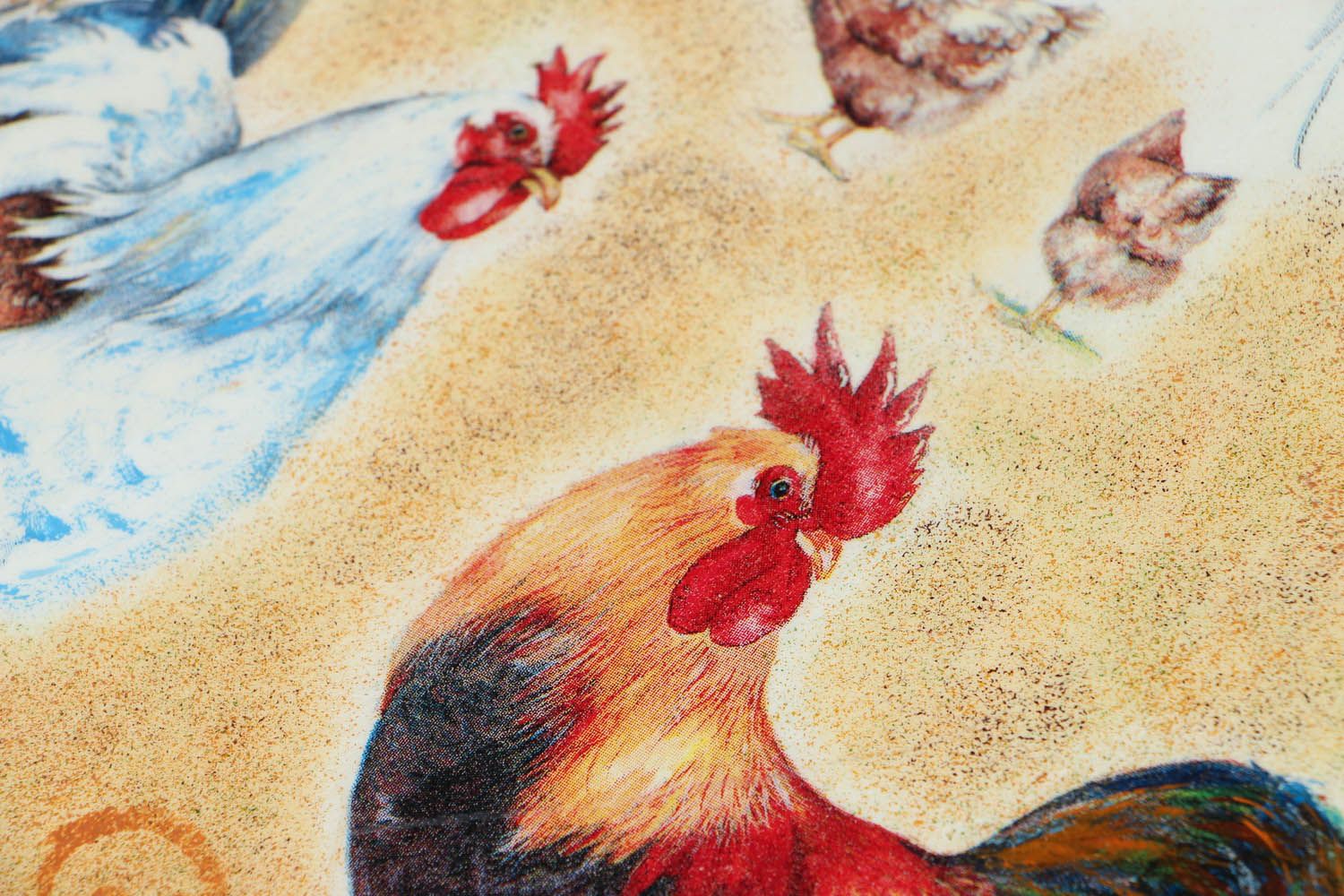 Decorative Chopping Board Poultry Yard photo 3