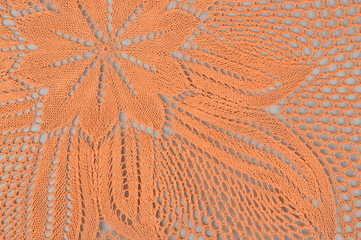 Handmade knitted decorative napkin decor napkin for coffee table home ideas photo 3