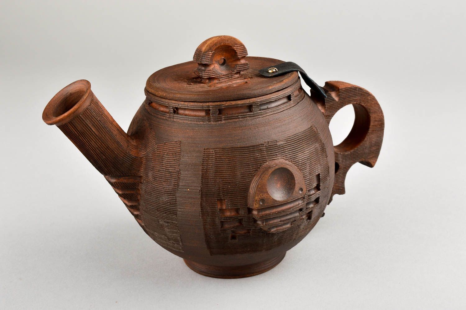Juego de té de taza y tetera artesanales vajillas modernas accesorios de cocina foto 5