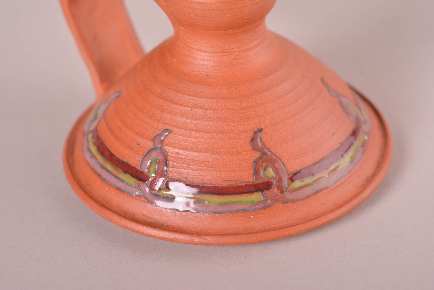 Keramik Becher handgemachtes Geschirr interessantes Keramik Geschirr 500 ml foto 4