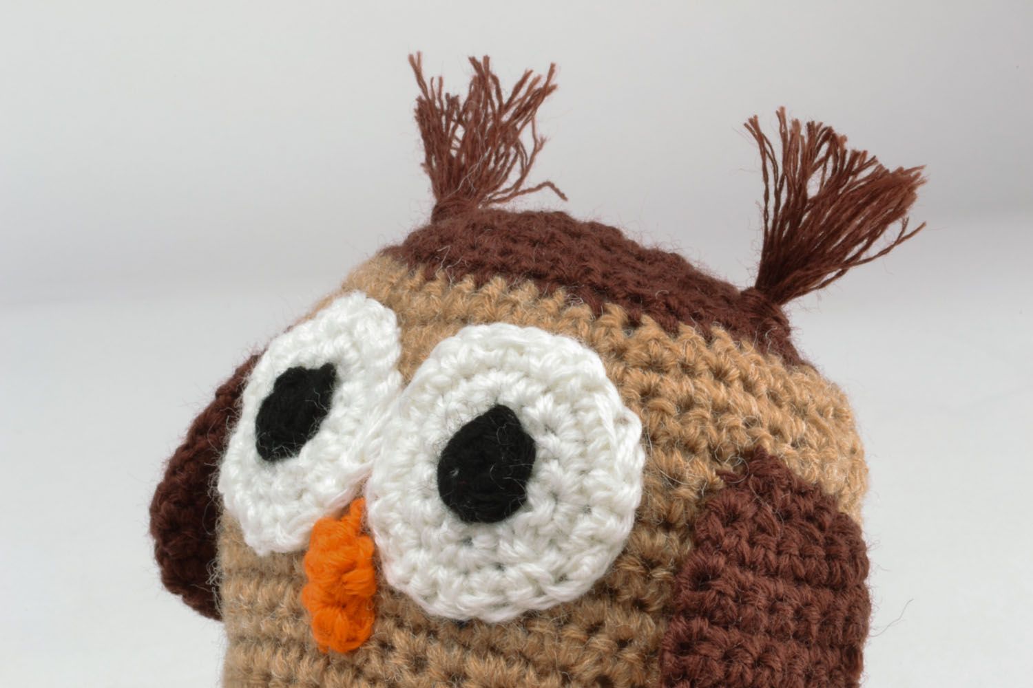 Crocheted toy Brown Owl photo 3