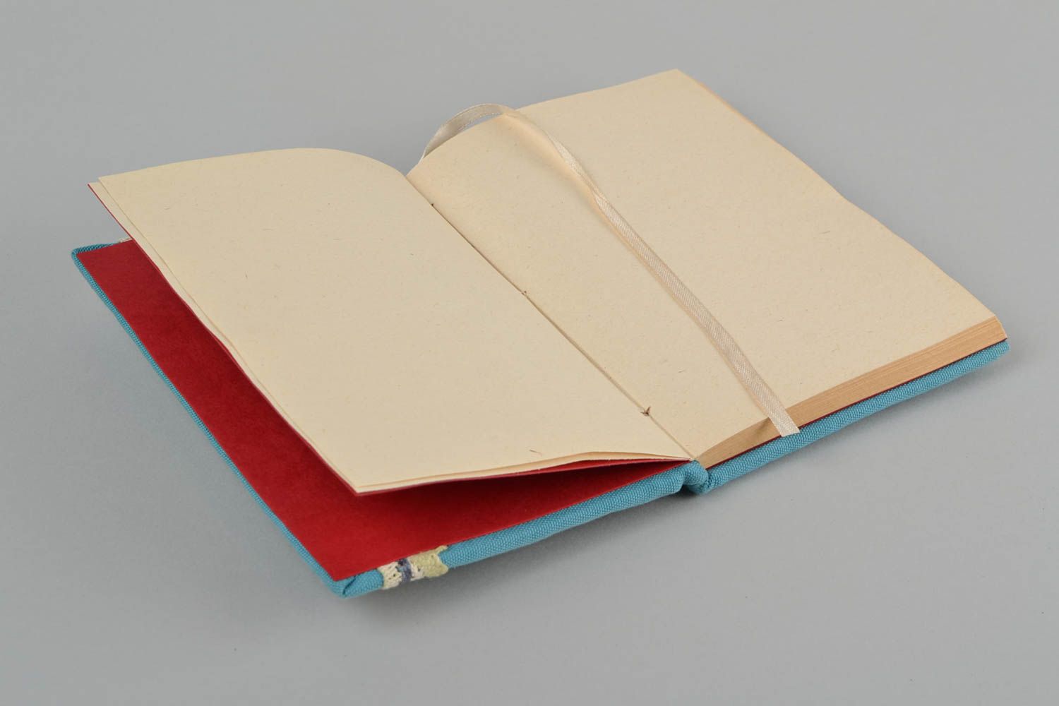 Handmade scrapbooking note pad with fabric cover handmade beautiful notebook photo 4