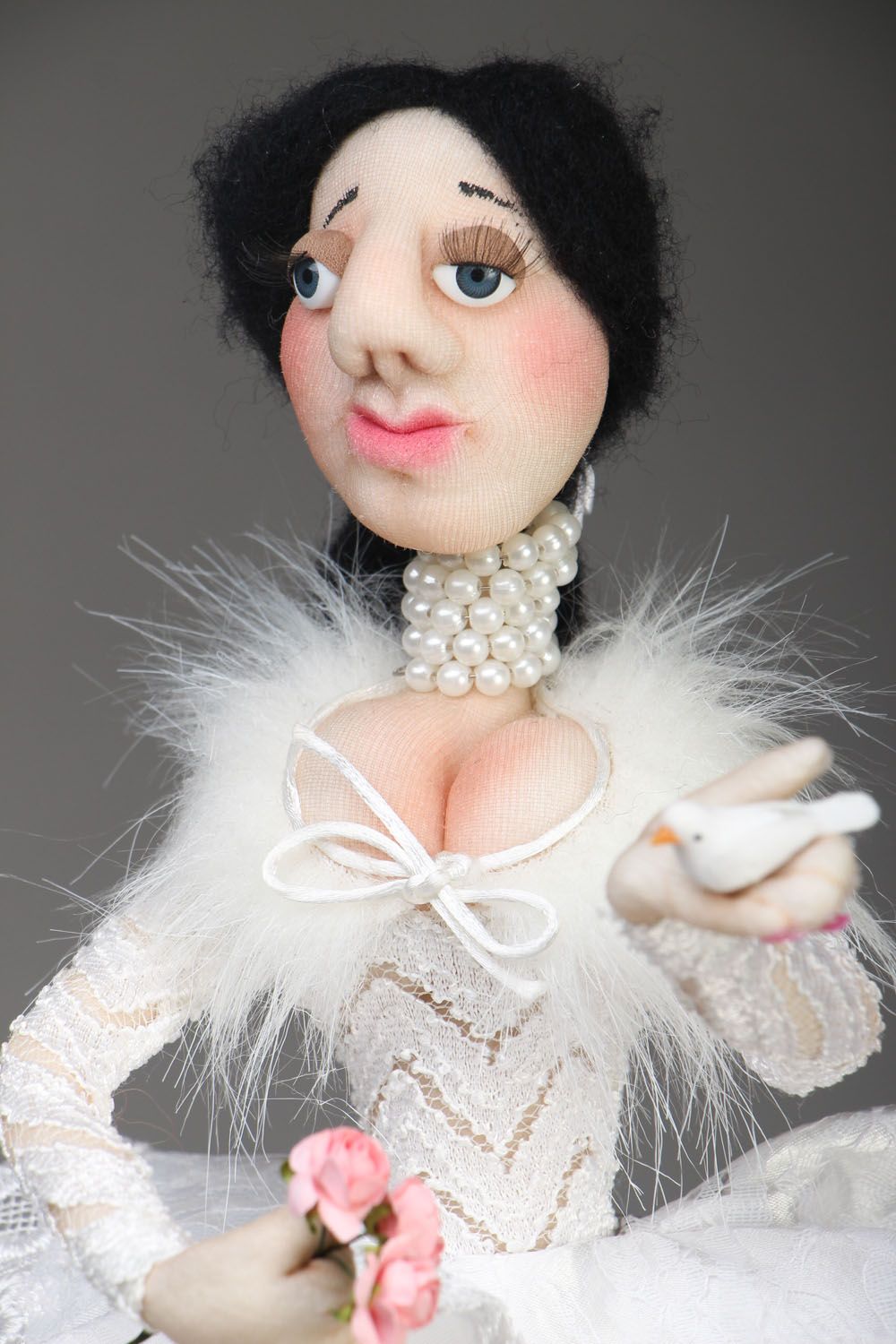 Handmade soft doll Prima Ballerina photo 2