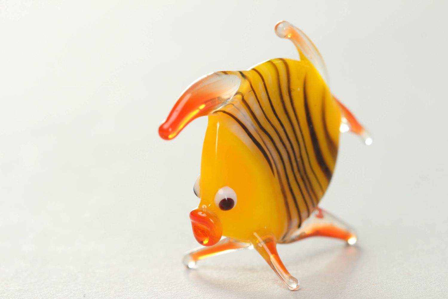 Lampwork glass figurine of fish photo 2