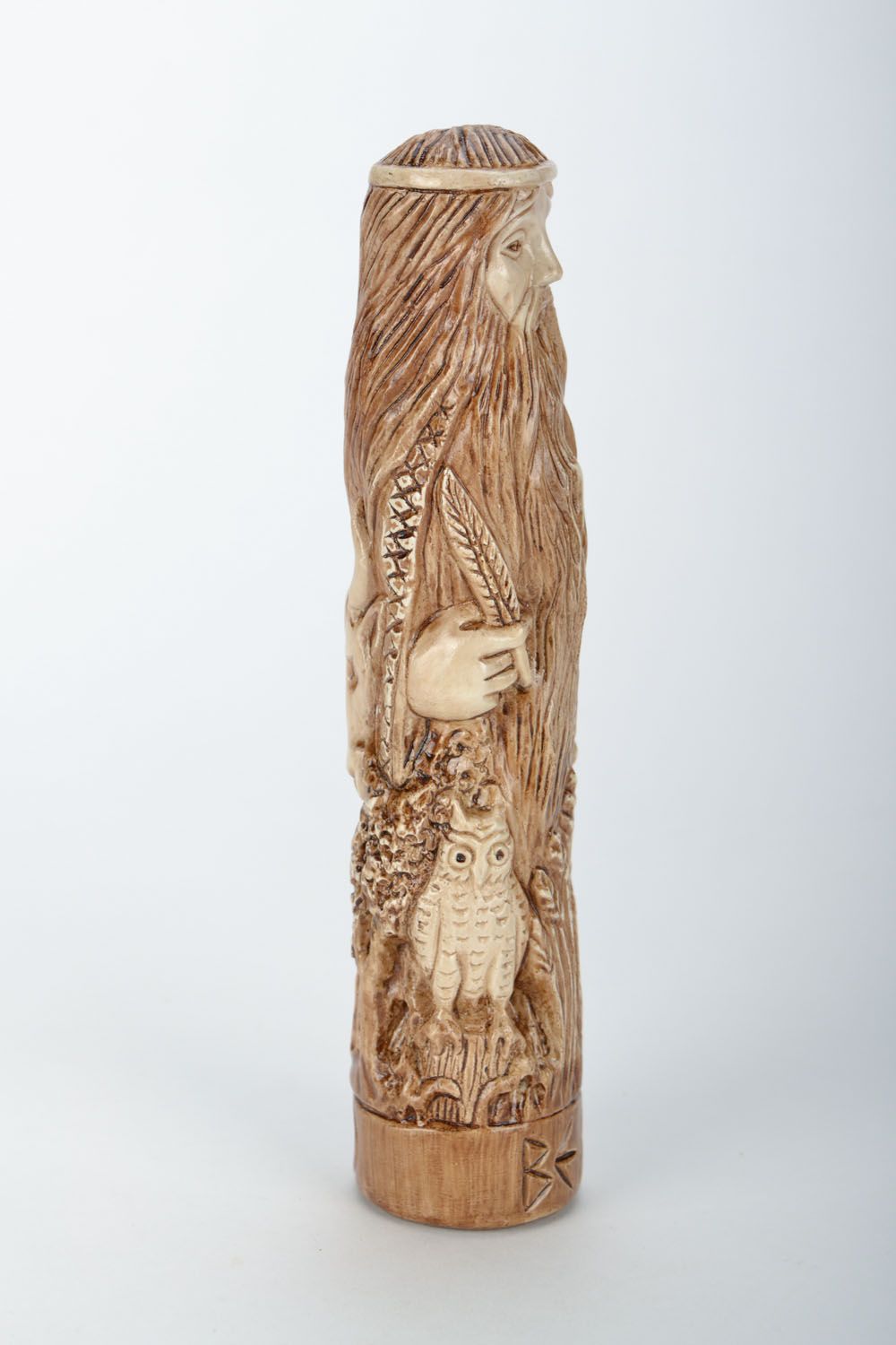 Statuetta in gesso fatta a mano figurina decorativa decorazione originale
 foto 3