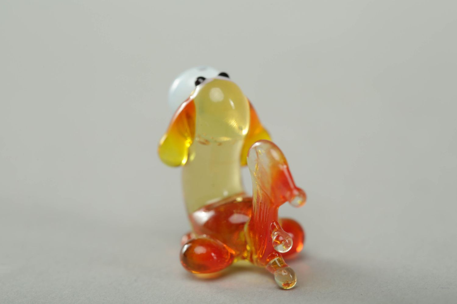 Tiny glass figurine Dog  photo 3