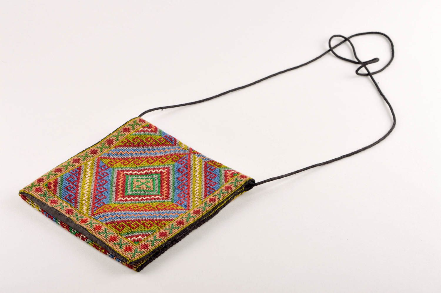 Bolso de tela artesanal moderno y estiloso accesorio para mujer regalo original foto 4
