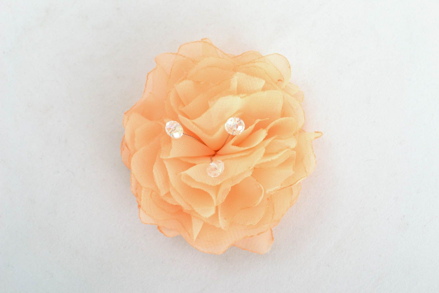 Handmade Haarspange Blume foto 2