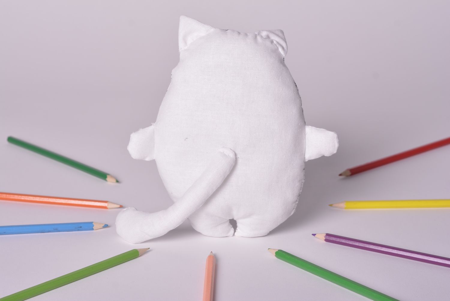 Handmade toy for baby unusual soft toy for kids gift ideas fabric toys photo 5