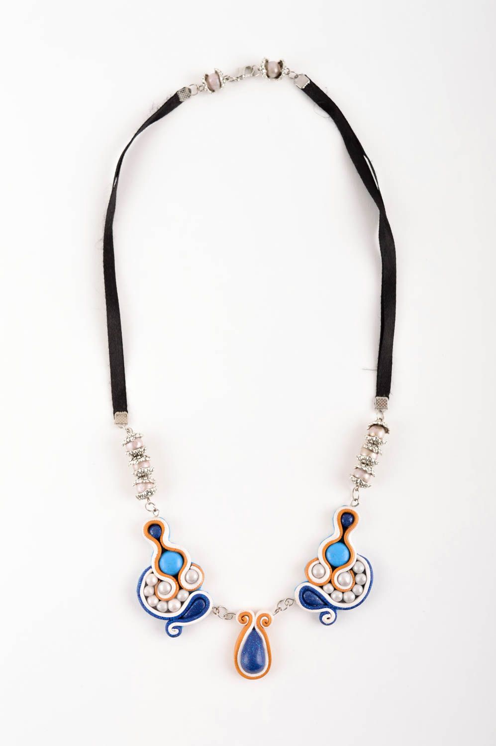 Handmade designer necklace stylish feminine necklace unusual accessory photo 2