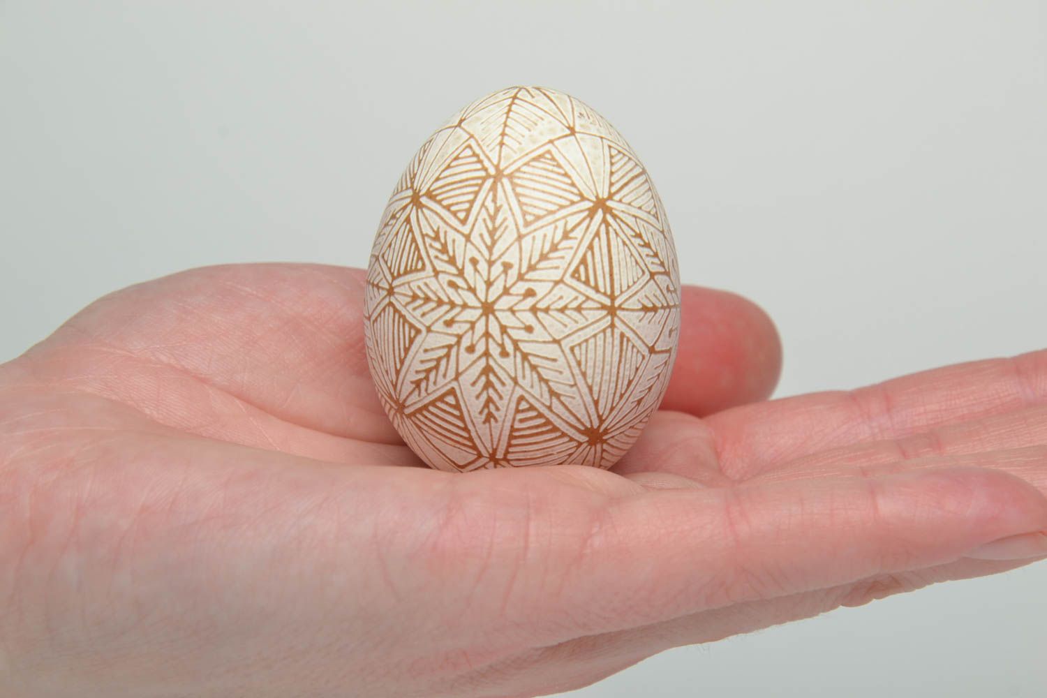 Easter egg made using vinegar etching technique photo 5
