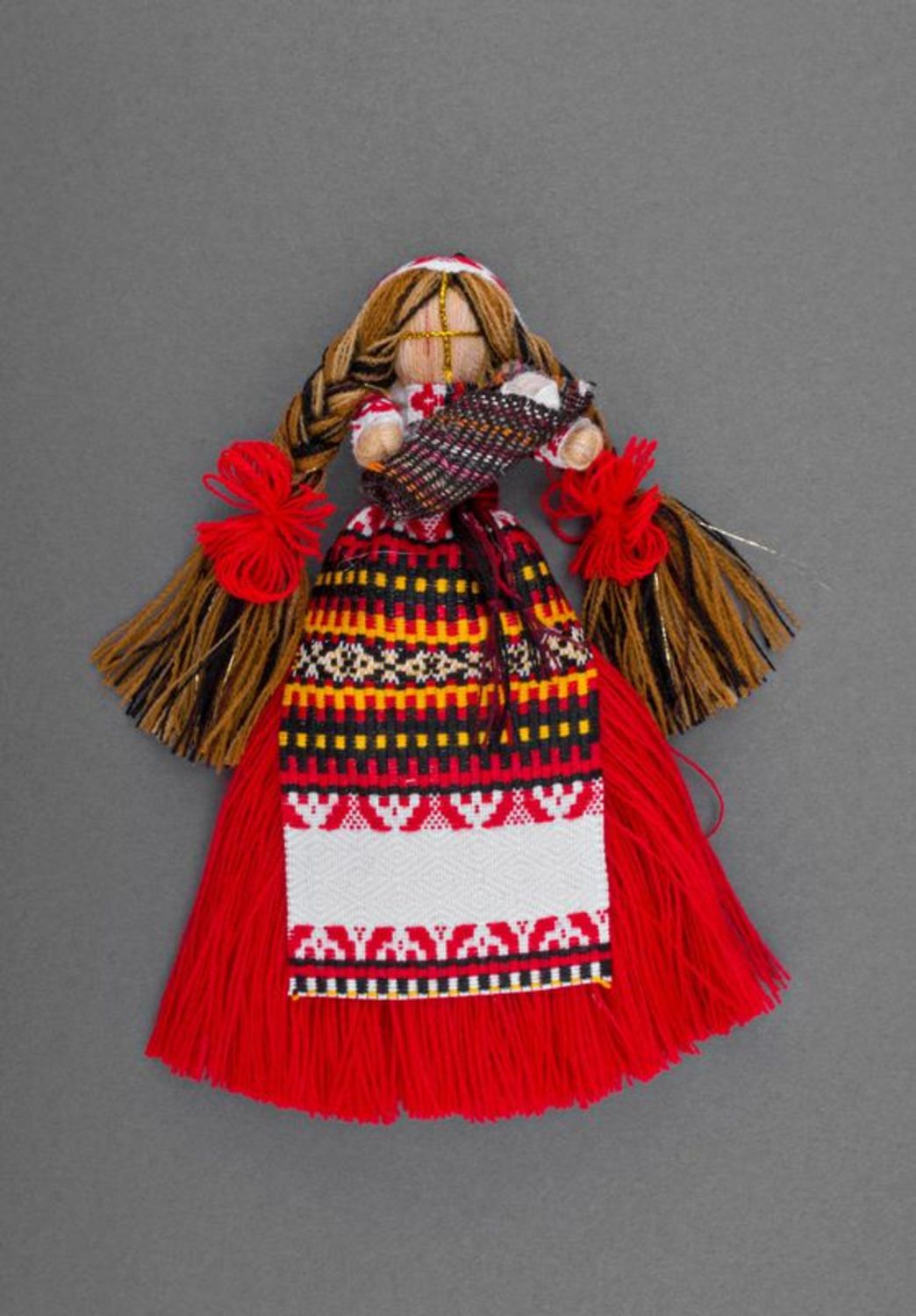 Bambola etnica di stoffa fatta a mano Amuleto talismano Giocattolo slavo
 foto 1