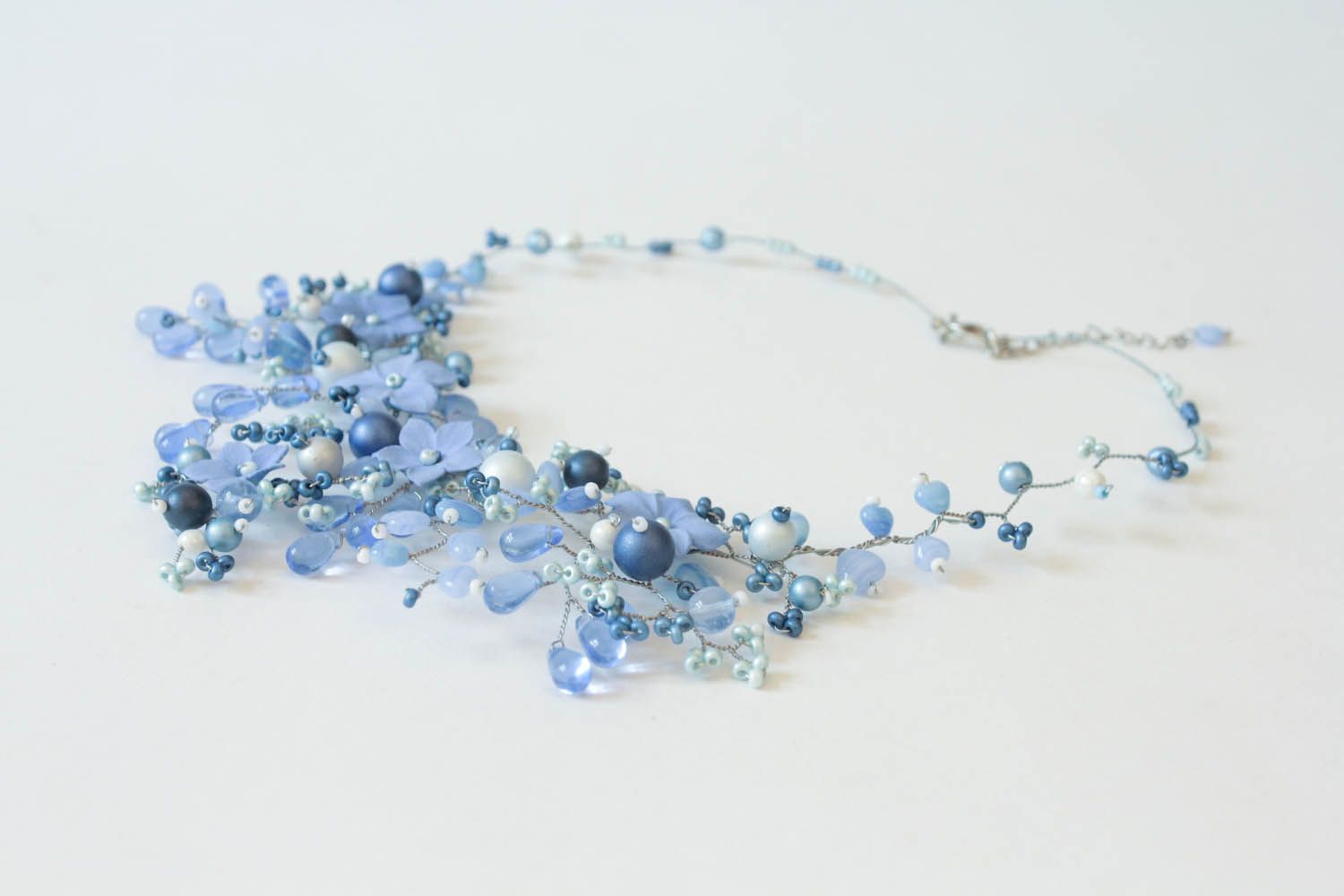 Blue necklace  photo 2