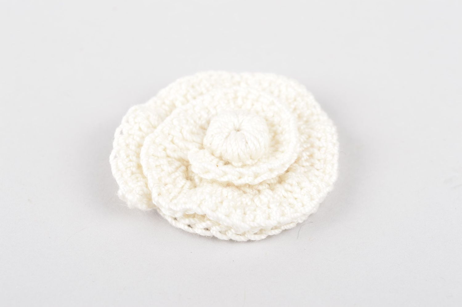 Handmade crocheted flower blank designer cute fittings blank for jewelry photo 2