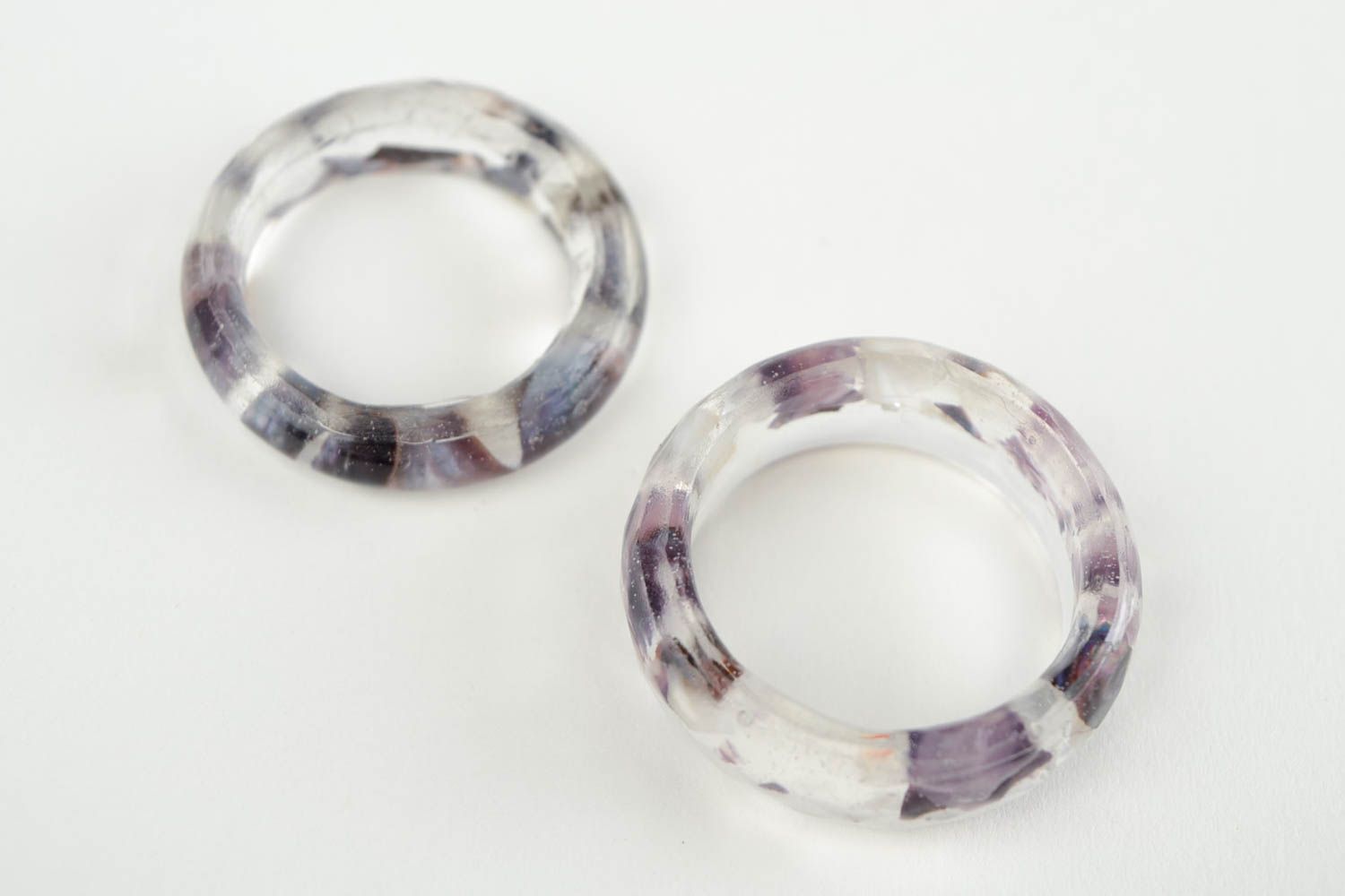 Handmade ring set of 2 items unusual rings designer accessories gift ideas photo 3