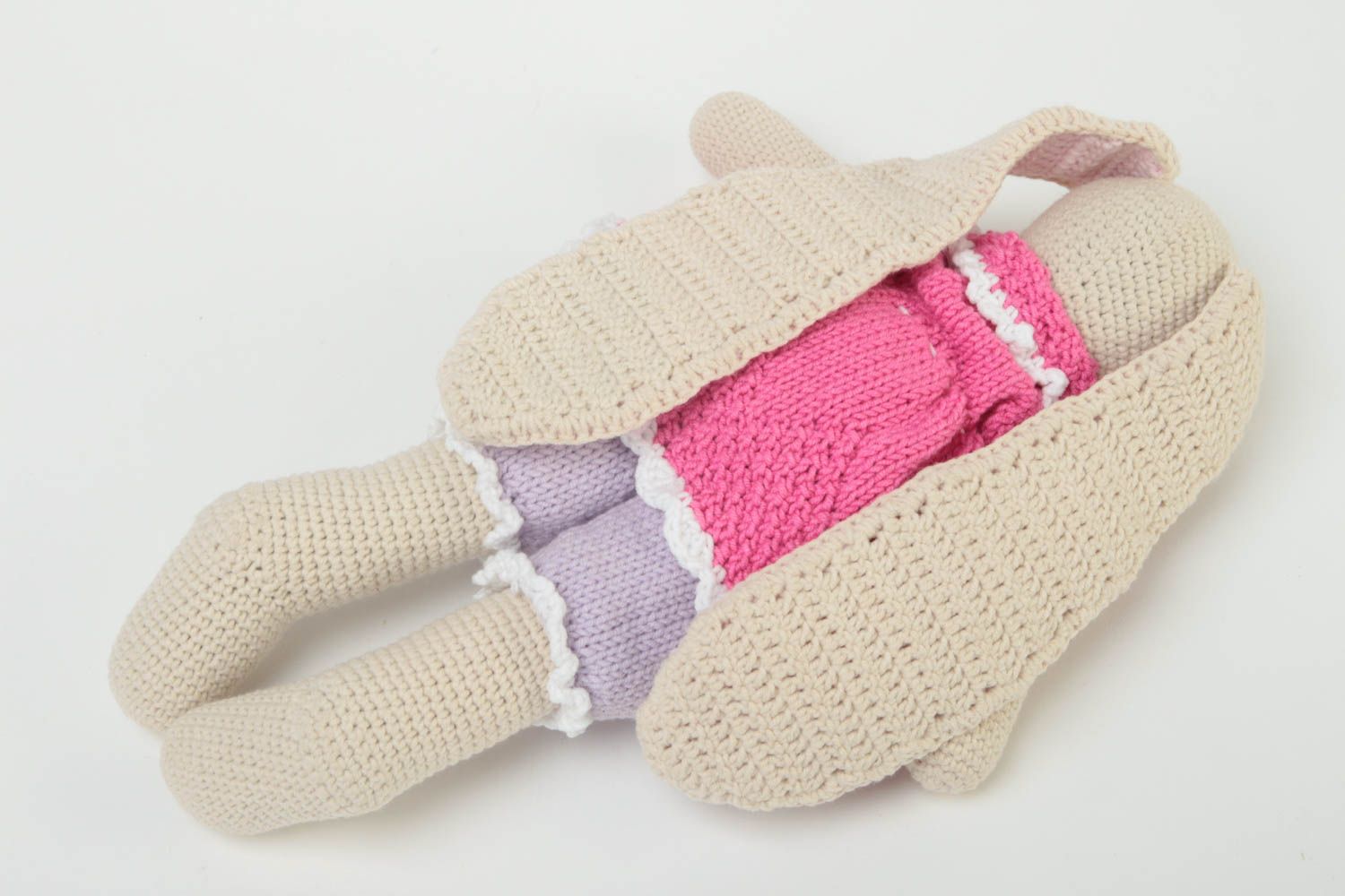 Peluches para niños hechos a mano regalo original juguetes tejidos de algodón foto 4