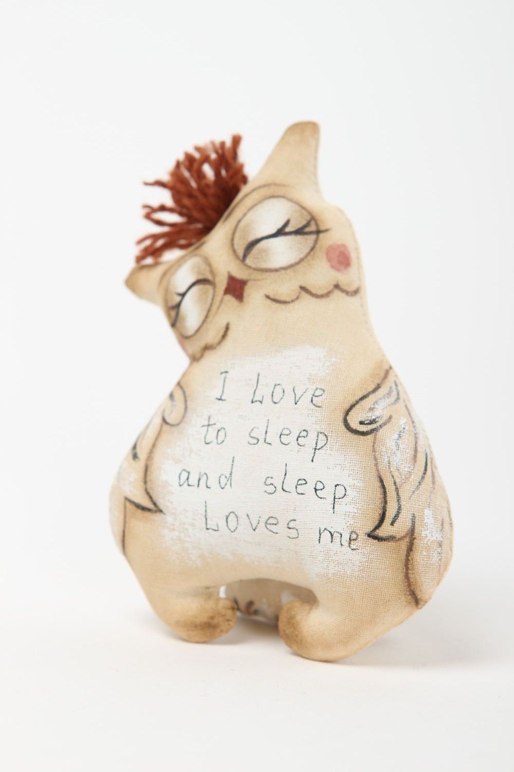 Handmade soft toy owl toy nursery decor souvenir ideas stuffed animals photo 2