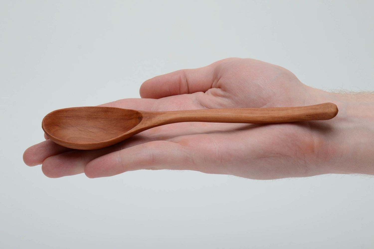 Handmade oak wood spoon photo 5