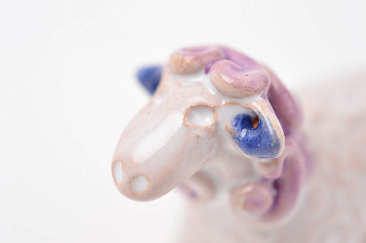 Статуэтка животного ручной работы фигурка из глины керамическая фигурка фото 10