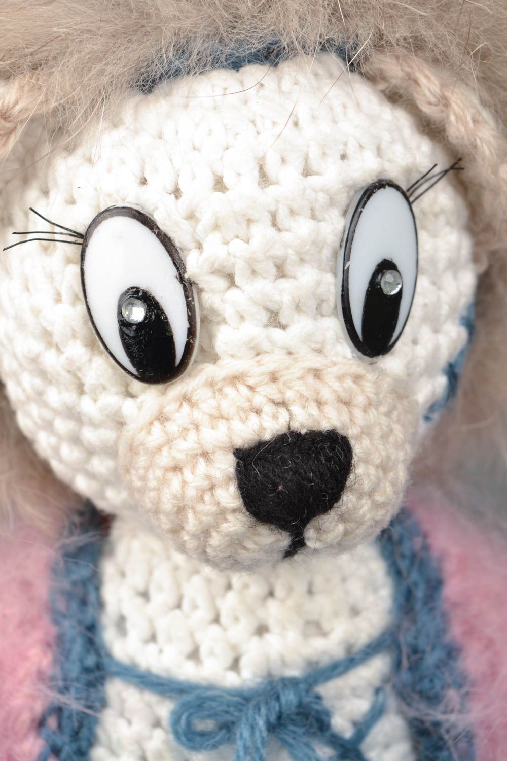 Soft crochet toy Bear in Sweater photo 3