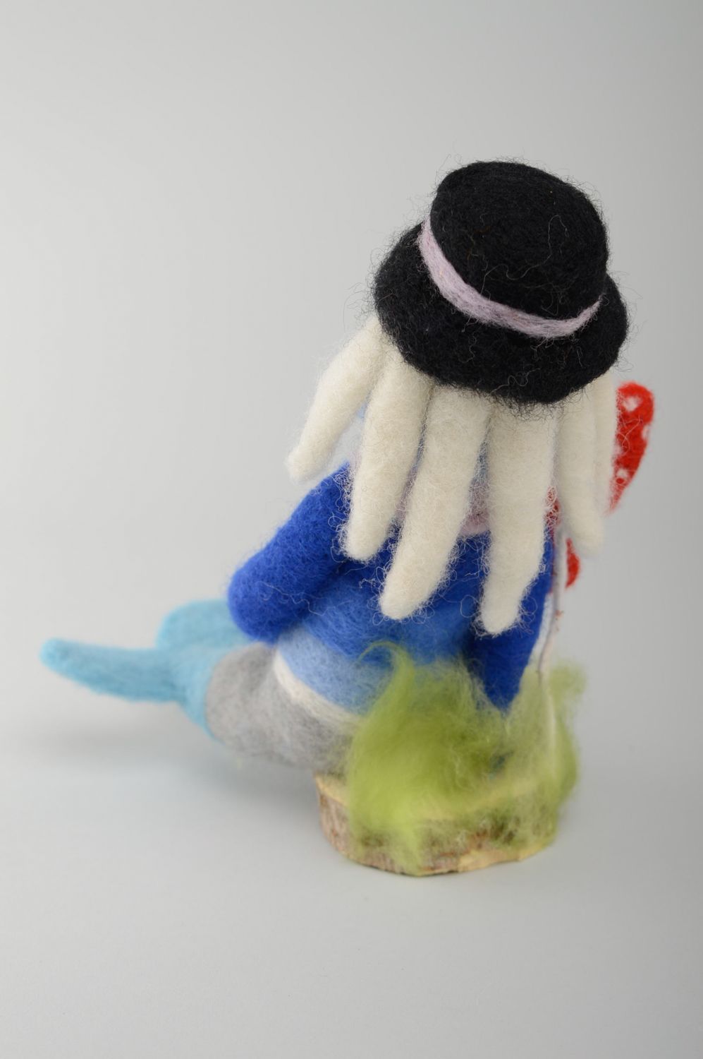 Jouet décoratif en laine feutrée fait main photo 3