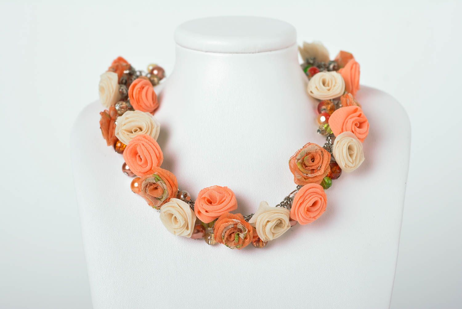 Handmade earrings designer necklace unusual gift ideas for women jewelry set photo 4