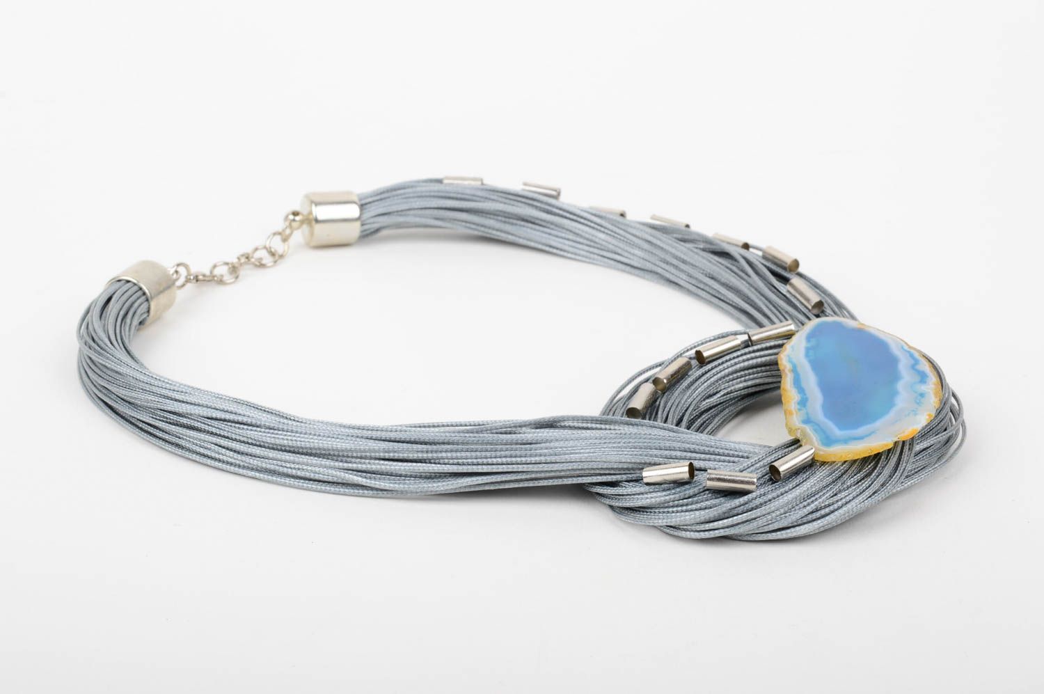 Halsketten Frauen massiv Damen Collier handgemachter Schmuck Geschenk Ideen foto 3