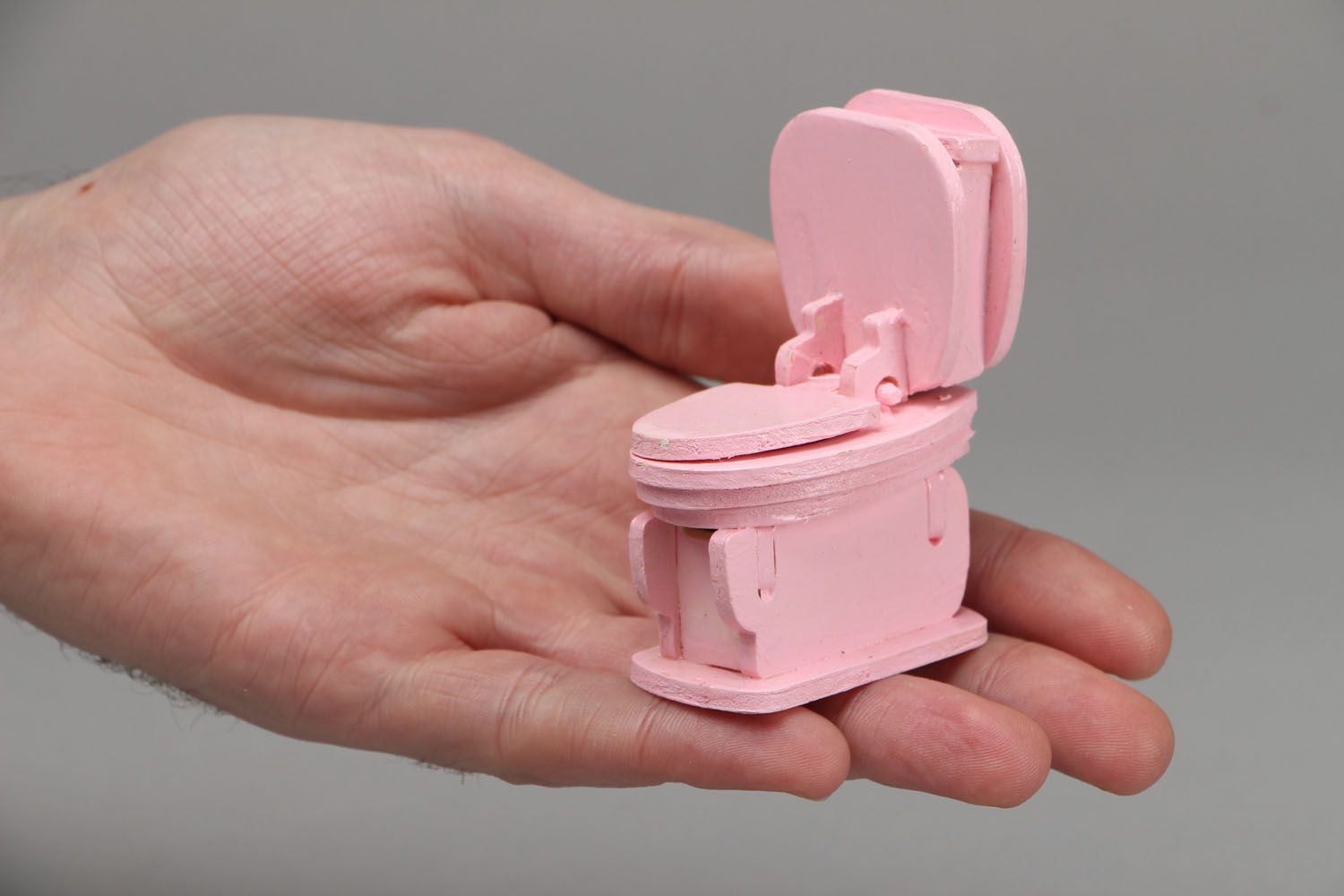 Toilette miniature pour poupée fait main photo 4