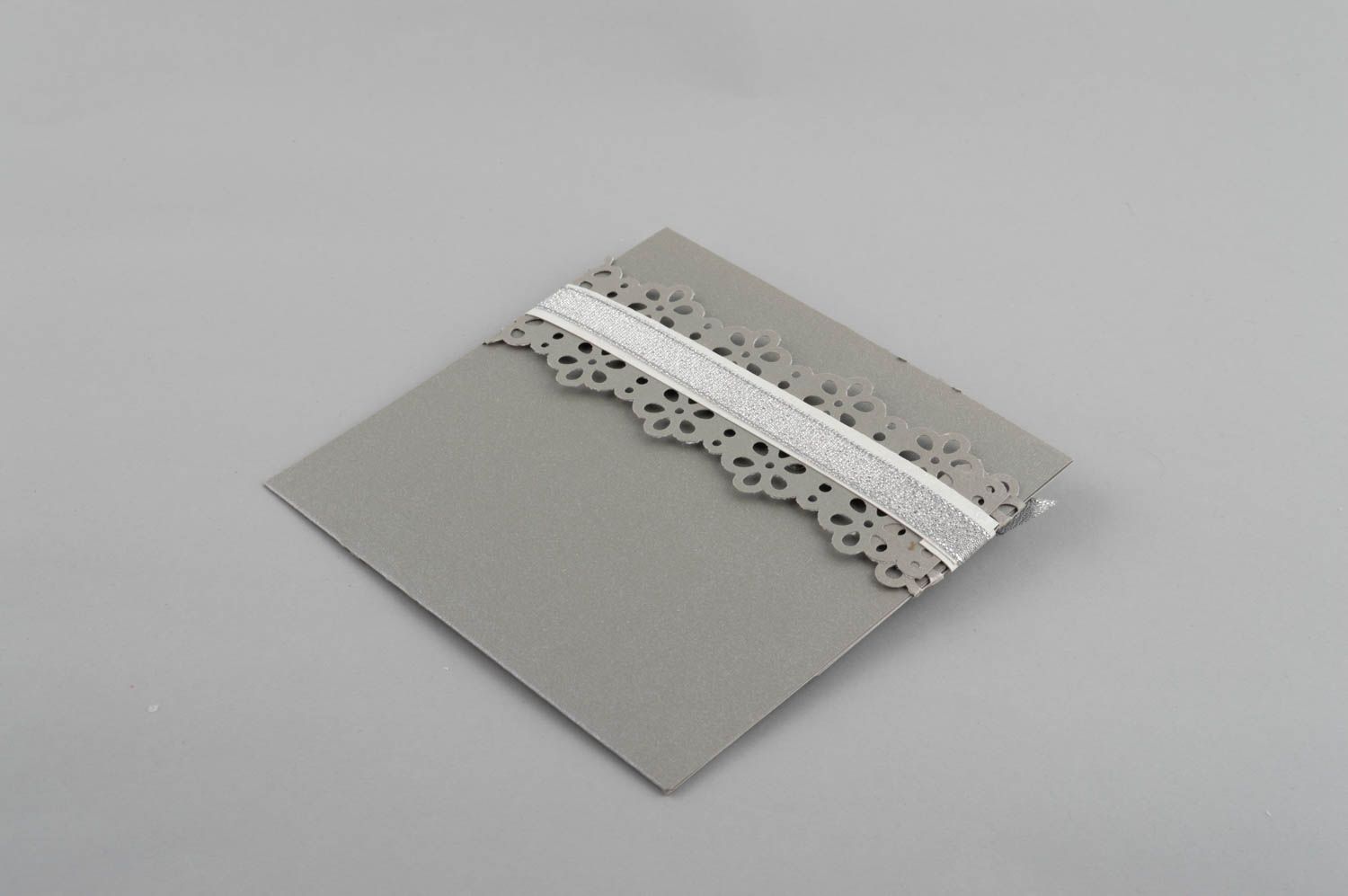 Конверт ручной работы конверт для диска конверт из бумаги серый куржевной фото 4